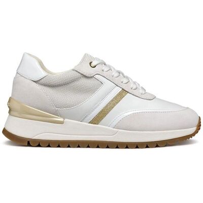 GEOX Desya Kobiety Białe/złote Buty - Buty GEOX Desya Kobiety Białe/złote Buty - Buty