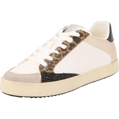 GEOX Blomiee Schuhe Weiß/Schlamm - Lässiger Active-Style GEOX Blomiee Schuhe Weiß/Schlamm - Lässiger Active-Style