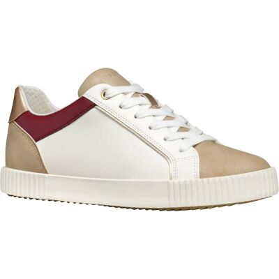 GEOX Blomiee Beige/Vit - Sneakers GEOX Blomiee Beige/Vit - Sneakers