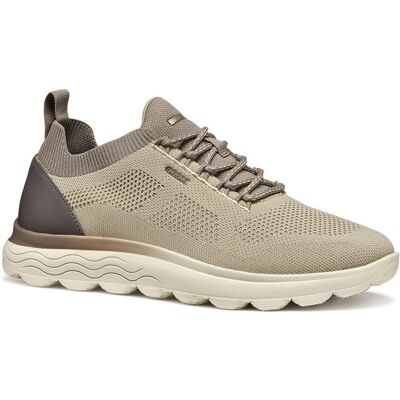 Geox Spherica Hellbraune Turnschuhe - Urbaner Komfort Geox Spherica Hellbraune Turnschuhe - Urbaner Komfort