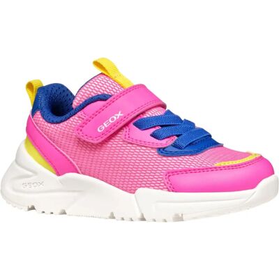 Geox J Loftus Baskets Rose - Sneakers - Publicité Geox J Loftus Baskets Rose - Sneakers - Publicité