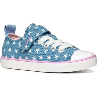 Geox Gisli Girl Blue Sneakers - Sneaker Geox Gisli Girl Blue Sneakers - Sneaker