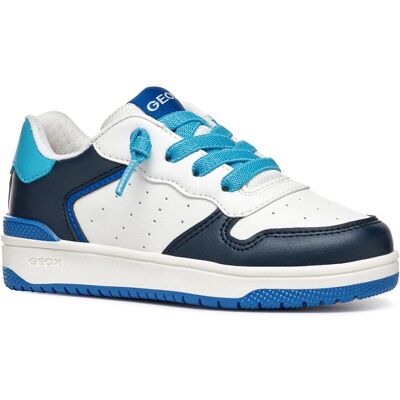 GEOX J WASHIBA BOY - Retro Sneaker, Synthetic & Textile, Sporty GEOX J WASHIBA BOY - Retro Sneaker, Synthetic & Textile, Sporty