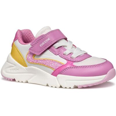 GEOX Loftus Różowo Żółte Niskie Buty do Biegania - Buty GEOX Loftus Różowo Żółte Niskie Buty do Biegania - Buty