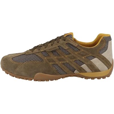 GEOX U SNAKE ORIGINAL - Atmungsaktive Veloursleder Mesh Sneaker GEOX U SNAKE ORIGINAL - Atmungsaktive Veloursleder Mesh Sneaker