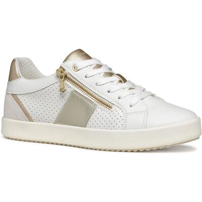 Geox Blomiee Baskets en Cuir - Low Cut - Respirant - Décontracté - Publicité Geox Blomiee Baskets en Cuir - Low Cut - Respirant - Décontracté - Publicité