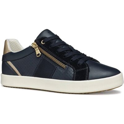 Geox Blomiee Mørkeblå Sneakers - Åndbare, Elegant Design Geox Blomiee Mørkeblå Sneakers - Åndbare, Elegant Design