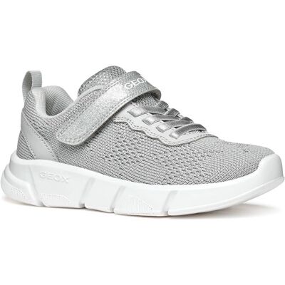Geox Aril B 24 Srebrne Glitter Sneakers dla Dzieci Geox Aril B 24 Srebrne Glitter Sneakers dla Dzieci