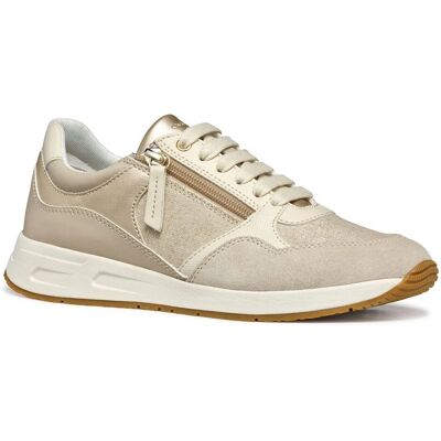Baskets Geox Bulmya B - Respirantes, Fermeture Latérale, Beige Élégant - Publicité Baskets Geox Bulmya B - Respirantes, Fermeture Latérale, Beige Élégant - Publicité