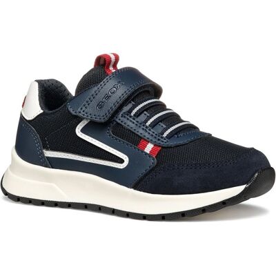 Geox Barnskor Briezee Marinblå/mörk röd - Sneakers Geox Barnskor Briezee Marinblå/mörk röd - Sneakers