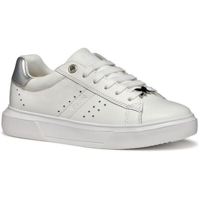 Geox Nettuno Girl White/Silver Sneakers - Sneakers Geox Nettuno Girl White/Silver Sneakers - Sneakers