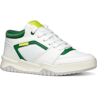 GEOX Perth Junge Weiß/grün - Sneakers GEOX Perth Junge Weiß/grün - Sneakers