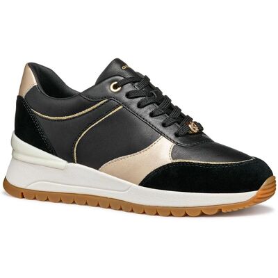 Trampki z Skóry Geox Desya - Oddychające Sneakers Dla Kobiet Trampki z Skóry Geox Desya - Oddychające Sneakers Dla Kobiet