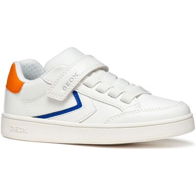 GEOX Eclyper Junior Weiß/orange - Sneakers GEOX Eclyper Junior Weiß/orange - Sneakers