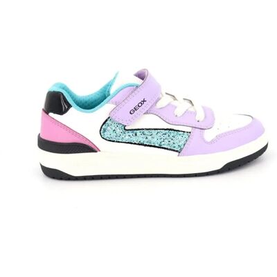 GEOX Washiba Flickor Lila/Turkos Sneakers - Sneakers GEOX Washiba Flickor Lila/Turkos Sneakers - Sneakers
