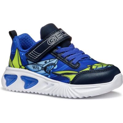 GEOX Assister Barn Blå Royal / Marinblå Löparskor - Sneakers GEOX Assister Barn Blå Royal / Marinblå Löparskor - Sneakers