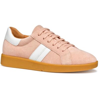 Baskets Femme Geox Meleda - Crème - Respirantes, Légères, Élégantes Baskets Femme Geox Meleda - Crème - Respirantes, Légères, Élégantes