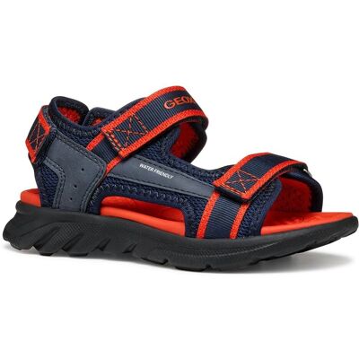 GEOX Airadyum Junior Blau Rot Wasserfeste Outdoor-Sandale GEOX Airadyum Junior Blau Rot Wasserfeste Outdoor-Sandale