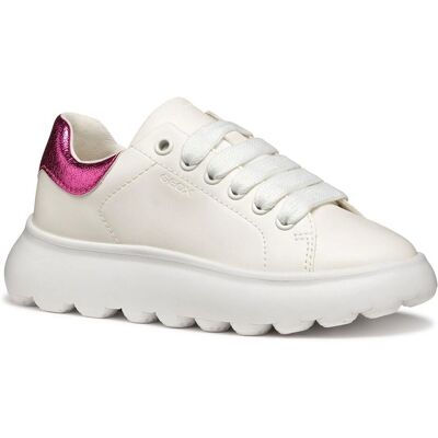 GEOX Puffypop Biało/Fuksja Miejskie Buty - Buty GEOX Puffypop Biało/Fuksja Miejskie Buty - Buty