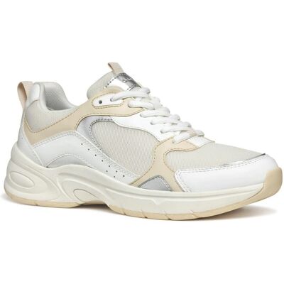 Geox Zarvia Lace Up Trainers - Breathable, Stylish, City-Ready Geox Zarvia Lace Up Trainers - Breathable, Stylish, City-Ready