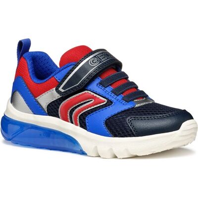 GEOX Ciberdron Kinders Lichtgevende Sneakers - Schoenen GEOX Ciberdron Kinders Lichtgevende Sneakers - Schoenen