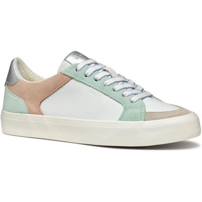 Geox Emmeleny Light Green Sneakers - Women's Shoe Geox Emmeleny Light Green Sneakers - Women's Shoe