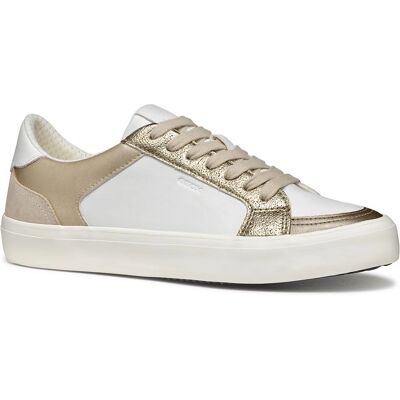 Geox Emmeleny White Sneakers - Breathable, Stylish, Comfortable Geox Emmeleny White Sneakers - Breathable, Stylish, Comfortable