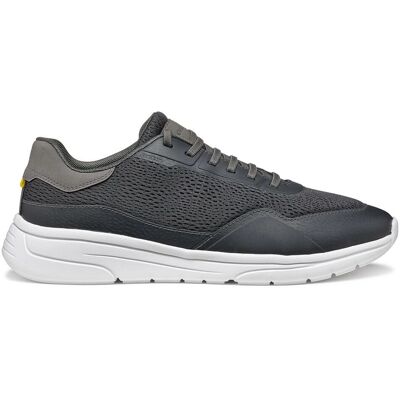 Geox Klaiver Donkergrijze Sneakers - Heren Geox Klaiver Donkergrijze Sneakers - Heren
