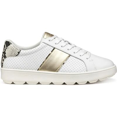 Baskets Geox Spherica ECUB-1 Blanches - Chaussures - Publicité Baskets Geox Spherica ECUB-1 Blanches - Chaussures - Publicité