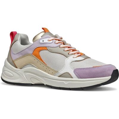 GEOX Zarvia White Lilac - Sneakers GEOX Zarvia White Lilac - Sneakers