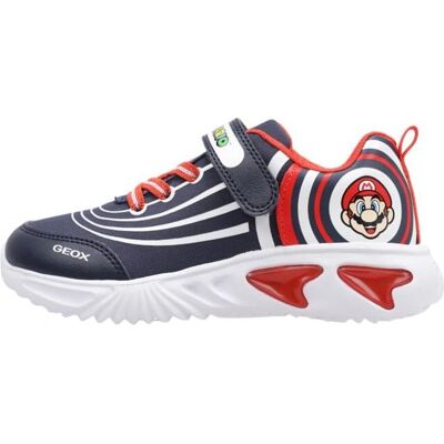 Sneaker Geox J Assister Ragazzo Blu-Rosso - Sneaker Sneaker Geox J Assister Ragazzo Blu-Rosso - Sneaker