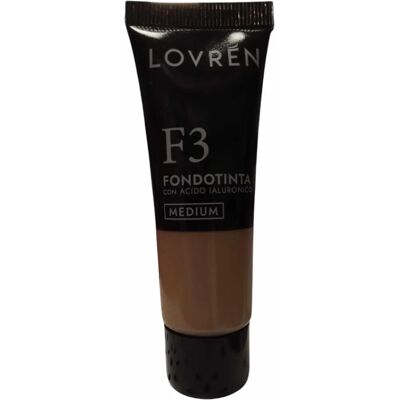 Fondotinta idratante Lovren F3 Medium - Leggero, Naturale Fondotinta idratante Lovren F3 Medium - Leggero, Naturale
