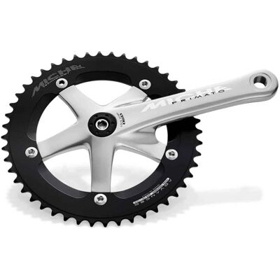 Miche Primato Advanced Zilveren Track Crankstel - 170mm - Grijs Miche Primato Advanced Zilveren Track Crankstel - 170mm - Grijs