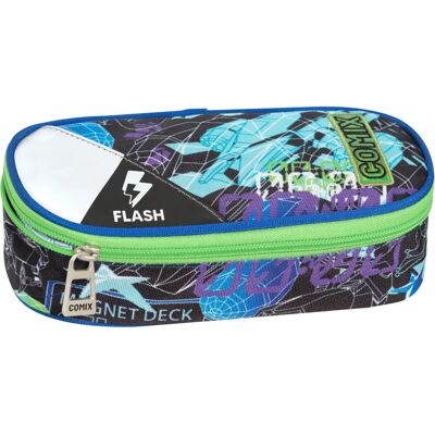 Astuccio ovale organizzato Comix - Astuccio Astuccio ovale organizzato Comix - Astuccio