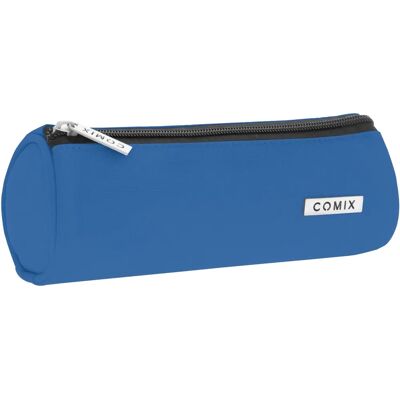 Comix Cobalt Monocolore Pencil Case - Pencil Case Comix Cobalt Monocolore Pencil Case - Pencil Case