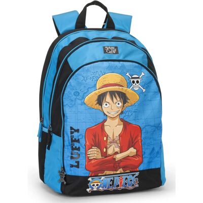 Oficjalny plecak szkolny One Piece od Franco Cosimo Panini - Wielokolorowy Oficjalny plecak szkolny One Piece od Franco Cosimo Panini - Wielokolorowy