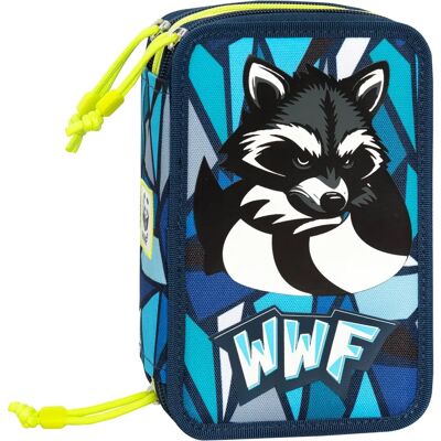 Märke: WWF Modell: Procione Skrivväska med 3 blixtlås Märke: WWF Modell: Procione Skrivväska med 3 blixtlås