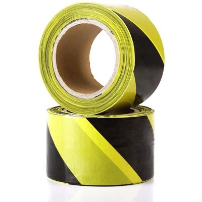 STICKERSLAB - Nastro segnaletico giallo/nero 200m x 70mm - Tape STICKERSLAB - Nastro segnaletico giallo/nero 200m x 70mm - Tape