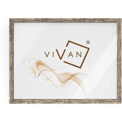 VIVAN CPA4OXARG - Träram för affischer med plexiglas - Rostfritt silver - A4 VIVAN CPA4OXARG - Träram för affischer med plexiglas - Rostfritt silver - A4
