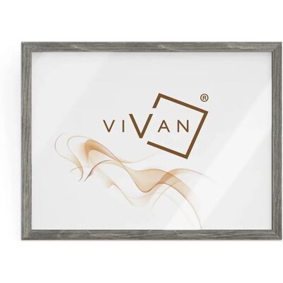 VIVAN Grå Träram A4 med Plexiglas VIVAN Grå Träram A4 med Plexiglas