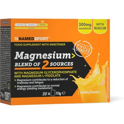 Named Sport Mezcla de Magnesio - 20 Sobres - Apoya músculos y energía Named Sport Mezcla de Magnesio - 20 Sobres - Apoya músculos y energía