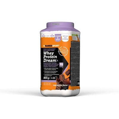 Namedsport Whey Protein Dream Tasty Brownie 800g - Polvere proteica per la crescita muscolare Namedsport Whey Protein Dream Tasty Brownie 800g - Polvere proteica per la crescita muscolare