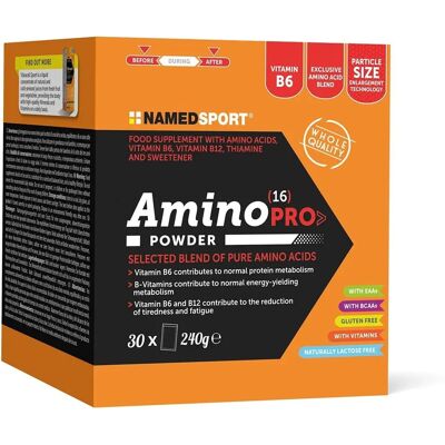 Named Sport Amino 16 Pro Polvere - Integratore Alimentare Named Sport Amino 16 Pro Polvere - Integratore Alimentare