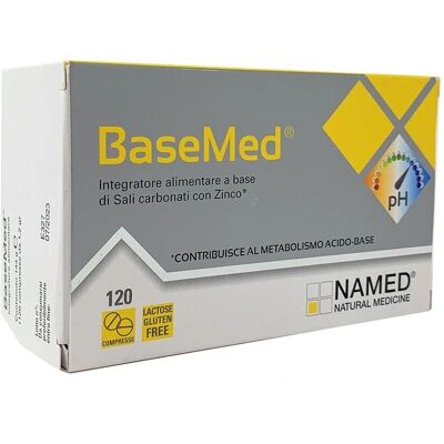 Named Basemed - 120 Capsule - Integratore minerale per l'equilibrio acido-base Named Basemed - 120 Capsule - Integratore minerale per l'equilibrio acido-base