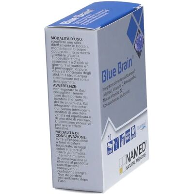Named Blue Brain - Supporto al benessere mentale - Integratore alimentare Named Blue Brain - Supporto al benessere mentale - Integratore alimentare
