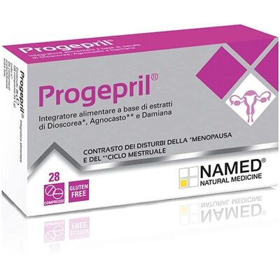 NAMED Progepril - Supporto Menopausa & Ciclo - 28 Compresse NAMED Progepril - Supporto Menopausa & Ciclo - 28 Compresse