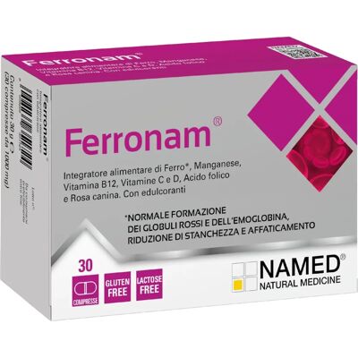 Named Srl Ferronam Integratore di Ferro - 30 Compresse Named Srl Ferronam Integratore di Ferro - 30 Compresse