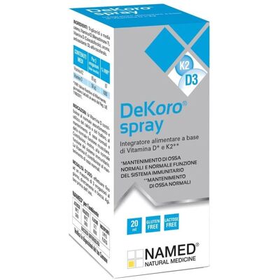 NAMED Srl Dekoro Spray 20ml - Supporta ossa e sistema immunitario NAMED Srl Dekoro Spray 20ml - Supporta ossa e sistema immunitario