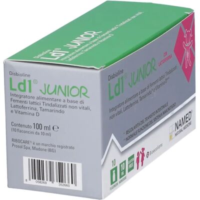 NAMED Srl Disbioline LD1 Junior - Integratore Fermenti Lattici Bambini - 10x10ml NAMED Srl Disbioline LD1 Junior - Integratore Fermenti Lattici Bambini - 10x10ml