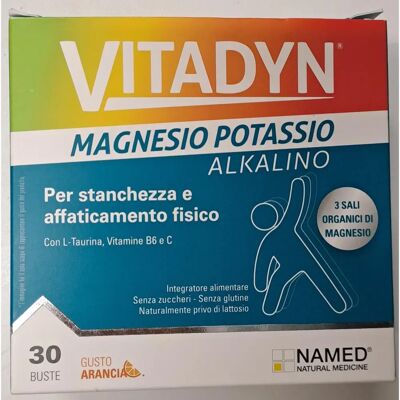 Named Srl Magnesio Potassio 30 Bustine - Integratore alimentare Named Srl Magnesio Potassio 30 Bustine - Integratore alimentare